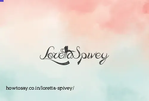 Loretta Spivey