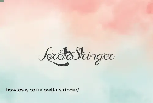 Loretta Stringer