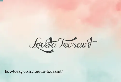 Loretta Tousaint