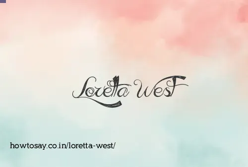 Loretta West