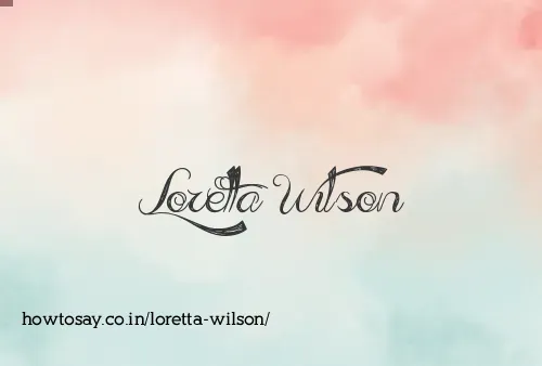 Loretta Wilson