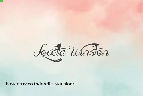 Loretta Winston