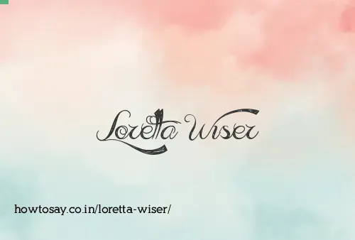 Loretta Wiser