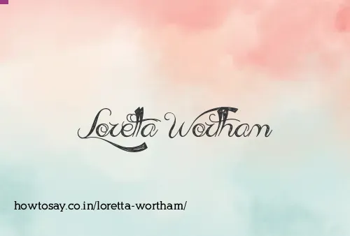Loretta Wortham