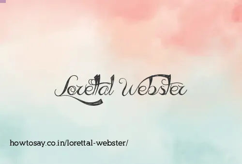 Lorettal Webster