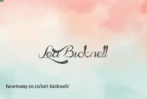 Lori Bicknell