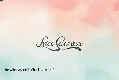 Lori Carnes