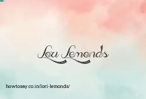 Lori Lemonds