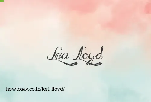 Lori Lloyd