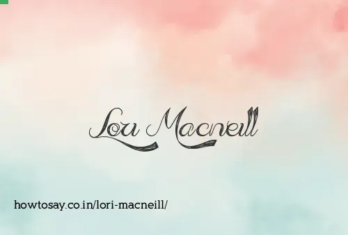 Lori Macneill