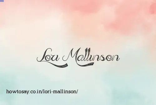 Lori Mallinson
