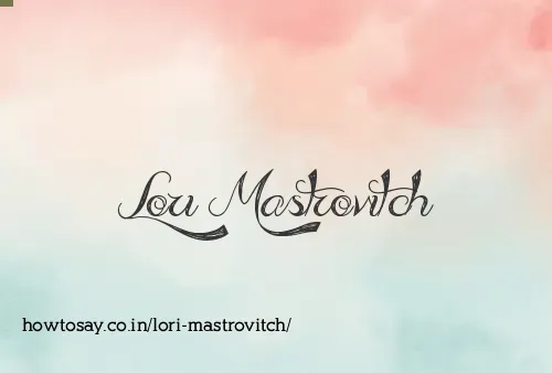 Lori Mastrovitch