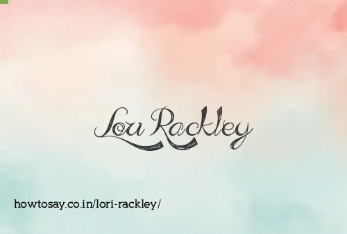 Lori Rackley