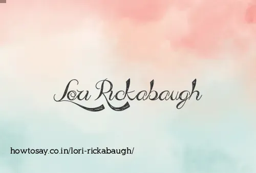 Lori Rickabaugh