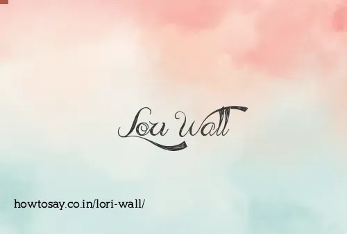 Lori Wall