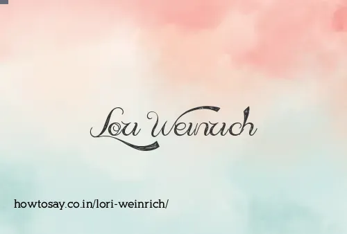 Lori Weinrich