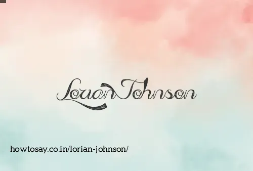 Lorian Johnson