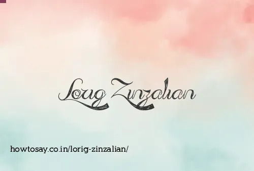 Lorig Zinzalian