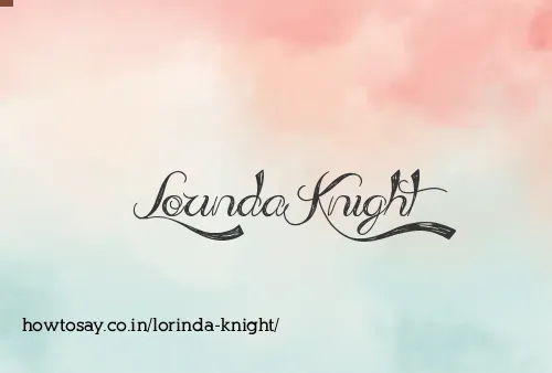 Lorinda Knight