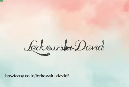 Lorkowski David