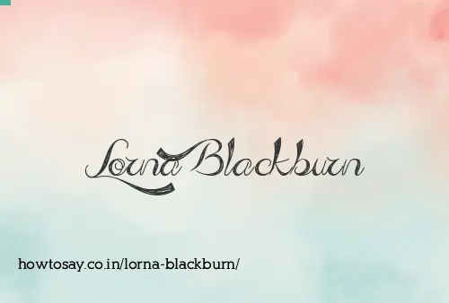 Lorna Blackburn