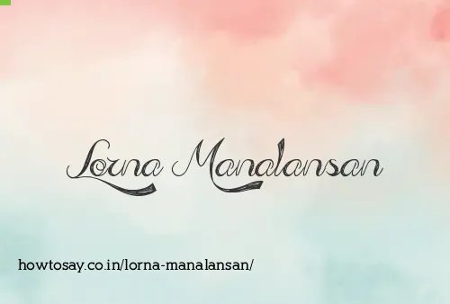 Lorna Manalansan
