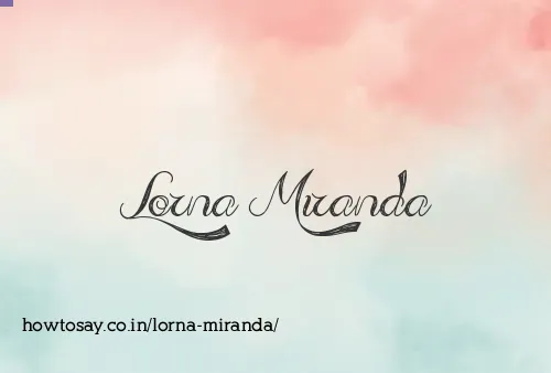 Lorna Miranda