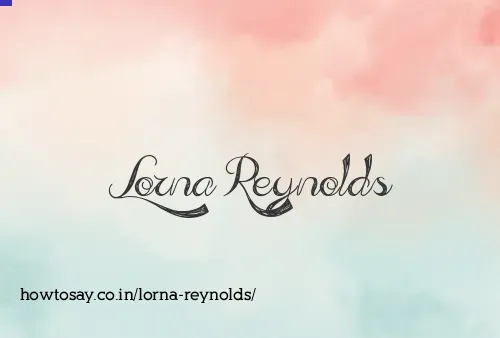 Lorna Reynolds