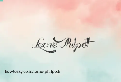 Lorne Philpott
