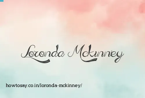 Loronda Mckinney
