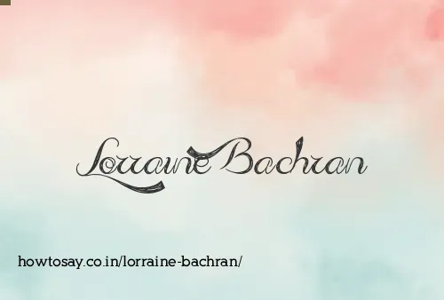 Lorraine Bachran