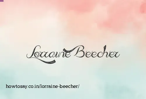 Lorraine Beecher