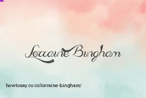 Lorraine Bingham