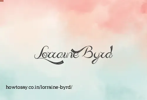 Lorraine Byrd