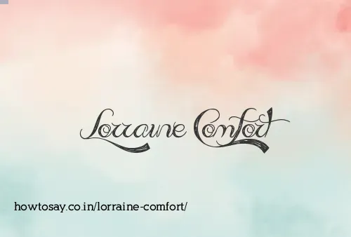 Lorraine Comfort