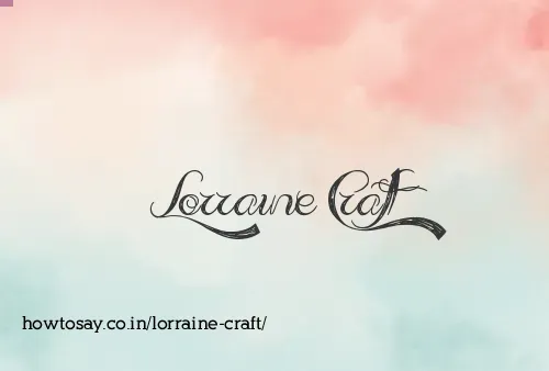 Lorraine Craft