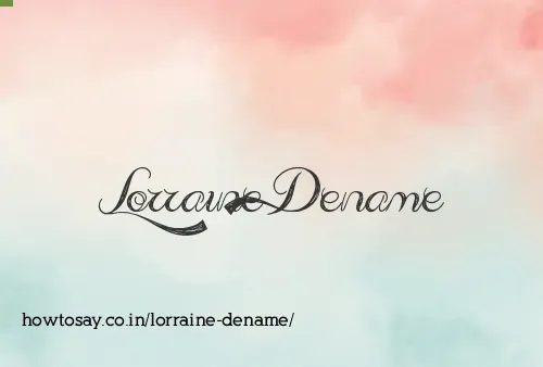 Lorraine Dename