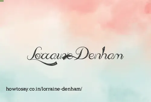 Lorraine Denham