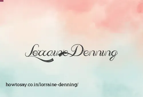 Lorraine Denning