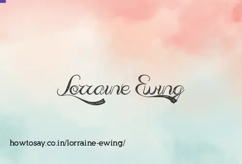 Lorraine Ewing