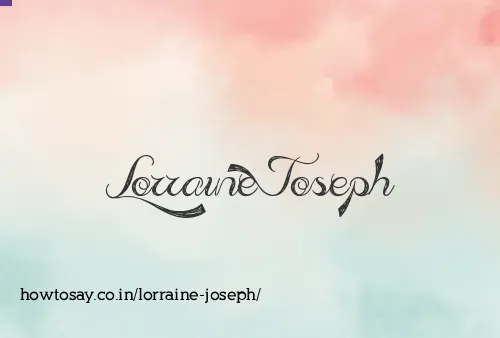 Lorraine Joseph