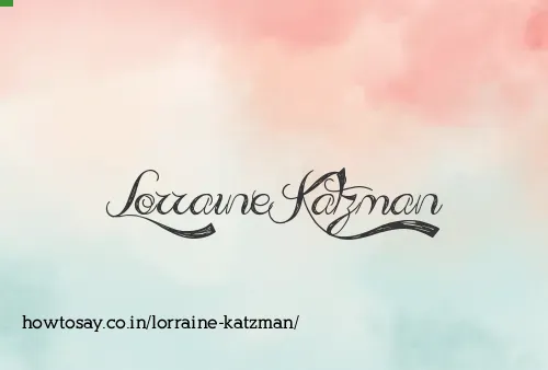 Lorraine Katzman