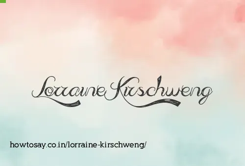 Lorraine Kirschweng