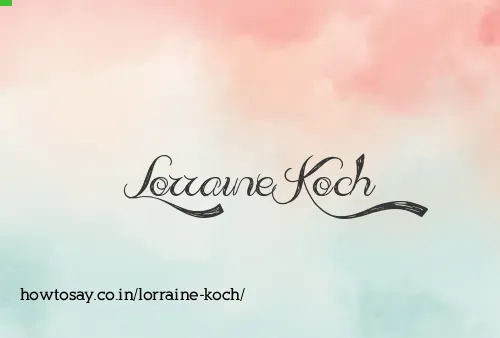 Lorraine Koch