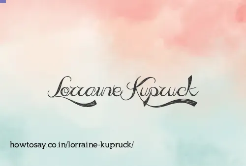 Lorraine Kupruck