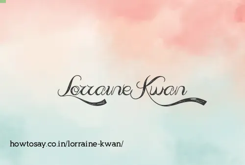 Lorraine Kwan