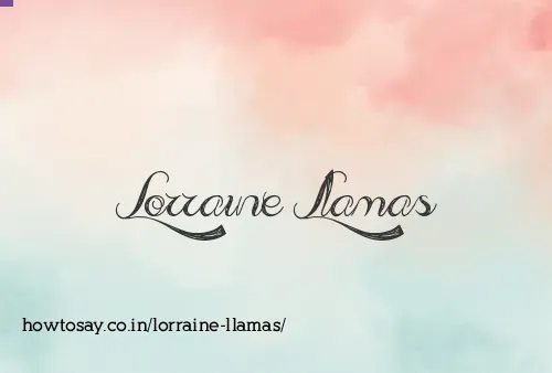 Lorraine Llamas