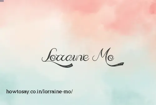 Lorraine Mo