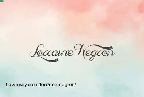 Lorraine Negron