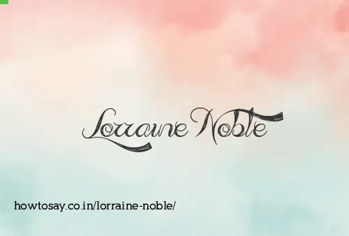 Lorraine Noble